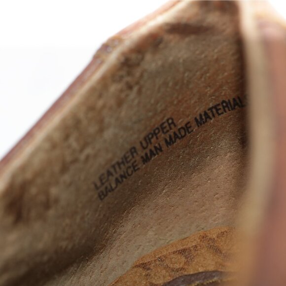 Born Womens Carla Boots Size 9 Brown Leather Block Heel Chelsea Booties Pull On - Picture 9 of 12